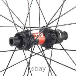 Carbon Wheels 35mm-88mm Depth Clincher Cyclocross Road Bike Wheelset Disc Brake