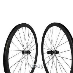 Carbon Wheels 35mm-88mm Depth Clincher Cyclocross Road Bike Wheelset Disc Brake
