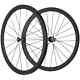 Carbon Wheels 38mm High 25mm Width Clincher Road Bike Wheelset 3k Matte