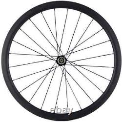 Carbon Wheels 38mm High 25mm Width Clincher Road Bike Wheelset 3k Matte