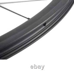 Carbon Wheels 38mm High 25mm Width Clincher Road Bike Wheelset 3k Matte