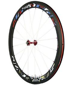 Carbon Wheels 50mm 23mm Road Bike Novatec 271 Hub Carbon Wheelset 700C Basalt