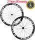 Carbon Wheels 50mm Clincher Road Bike Wheelset 23mm Width 3k Matte/glossy Basalt