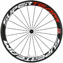 Carbon Wheels 50mm R13 Hub Road Bike 700C 23mm Width Carbon Wheelset 3K Basalt