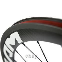 Carbon Wheels 50mm R13 Hub Road Bike 700C 23mm Width Carbon Wheelset 3K Basalt