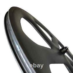 Carbon Wheels 5 Spoke Novatec Hub Track/Road V Brake Disc Brake Cycling Wheelset