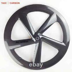 Carbon Wheels 65mm Depth 20.5mm Wide V / Disc Brake Road Bike Wheels Clincher