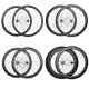 Carbon Wheels 700c 38/40/45/50/55/60 Depth Clincher Road Bike Wheelset Ud Matte