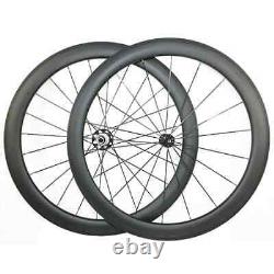 Carbon Wheels 700C 38/40/45/50/55/60 Depth Clincher Road Bike Wheelset UD Matte