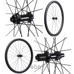 Carbon Wheels 700c 26mm Wide Road Bike Cycling Disc Brake Tubeless Wheelset