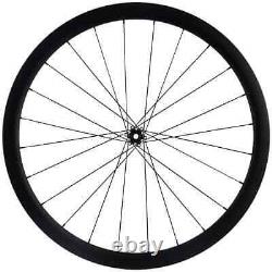 Carbon Wheels Clincher Disc Brake 40mm Depth 700C Cyclocross Road Bike Wheelset