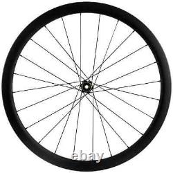 Carbon Wheels Clincher Disc Brake 40mm Depth 700C Cyclocross Road Bike Wheelset