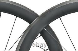 Carbon Wheels Clincher Tubeless matt cycle rim 700C Road bicycle race 30mm 55mm