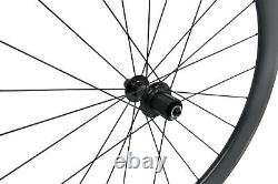 Carbon Wheels Clincher Tubeless road bicycle wheelset 700C race 30mm Rim matt