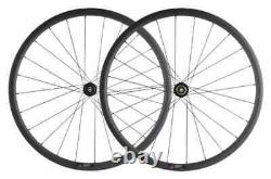 Carbon Wheels Clincher Width 25mm U Shape Disc Brake Road Bike Wheelset