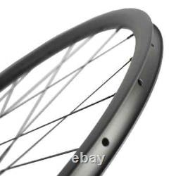 Carbon Wheels Clincher Width 25mm U Shape Disc Brake Road Bike Wheelset