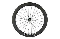 Carbon Wheels Depth 60mm Width 23mm Clincher Road Bike Wheelset 3k Matte