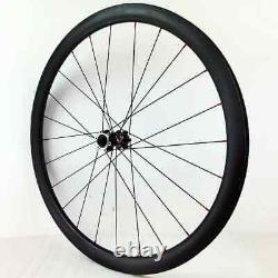 Carbon Wheels Disc Brake 700c 6-blot Bock Clincher Tubeless Road Bike Wheelset