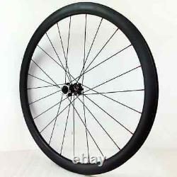 Carbon Wheels Disc Brake 700c Rim 6-blot Clincher Tubeless Road Bike Wheelset