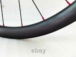 Carbon Wheels Disc Brake 700c Rim 6-blot Clincher Tubeless Road Bike Wheelset