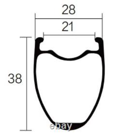 Carbon Wheels Disc Brake 700c Road Bike Wheelset Carbon Rim Clincher Tubeless