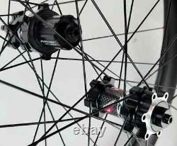 Carbon Wheels Disc Brake 700c Road Bike Wheelset Carbon Rim Clincher Tubeless