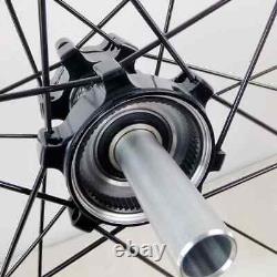 Carbon Wheels Disc Brake 700c Road Bike Wheelset Clincher Tubeless 12 Speed
