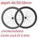 Carbon Wheels Disc Brake 700c Road Bike Wheelset Rim Center Lock / 6-blot Bock