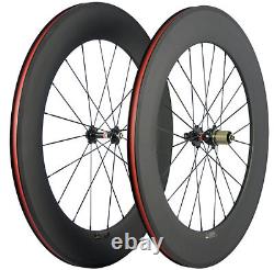 Carbon Wheels Road Bike 38/50/60/88mm Clincher Basalt Braking Surface Wheelset