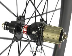 Carbon Wheels Road Bike 38/50/60/88mm Clincher Basalt Braking Surface Wheelset