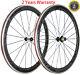 Carbon Wheels Road Bike 50mm Aluminum Brake Surface Clincher Wheelset 700c Bike