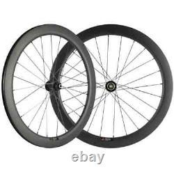 Carbon Wheels Road Bike 6 Bolts/Centerlock Disc Brake Wheelset 25mm Width