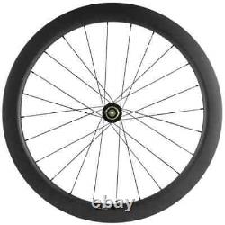 Carbon Wheels Road Bike 6 Bolts/Centerlock Disc Brake Wheelset 25mm Width