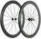 Carbon Wheels Road Bike Clincher Wheelset 50mm Depth 12k Matte Novatec 271 700c