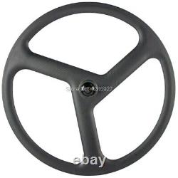Carbon Wheels Tubular/Clincher 3 Spoke Rim Depth 38mm Road Bike Wheelset