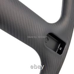 Carbon Wheels Tubular/Clincher 3 Spoke Rim Depth 38mm Road Bike Wheelset