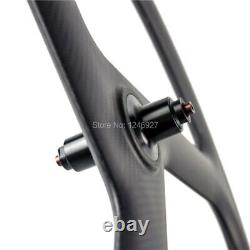 Carbon Wheels Tubular/Clincher 3 Spoke Rim Depth 38mm Road Bike Wheelset
