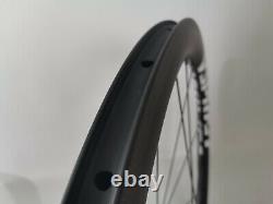 Carbon Wheelset 45mm F&R Carbon Road Bike Wheels 3K Brake Surface
