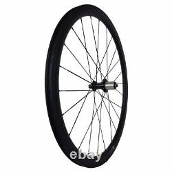Carbon Wheelset 700C UD 23/25mm Width 38mm Depth Clincher Tubeless Tubular