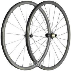 Carbon Wheelset Clincher 25mm Width U Shape Road Bike Wheels 700C with R13 Hub