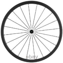 Carbon Wheelset Clincher 25mm Width U Shape Road Bike Wheels 700C with R13 Hub