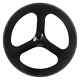 Carbon Wheelset Clincher 700c 3 Spoke Wheel For Road Bike 3k Glossy 7023mm