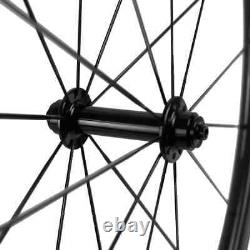 Carbon Wheelset Depth 38mm Width 25mm Road Bicycle Wheels Clincher UD Glossy