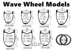 Carbon Wheelset Disc Brake 700C Width 21mm 28mm Road Bicycle Wheels Tubeless
