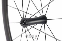 Carbon Wheelset Racing Bicycle Clincher Road Bike Wheels Depth 50mm Width 23mm