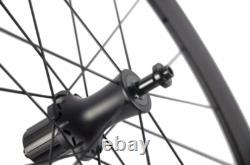 Carbon Wheelset Racing Bicycle Clincher Road Bike Wheels Depth 50mm Width 23mm
