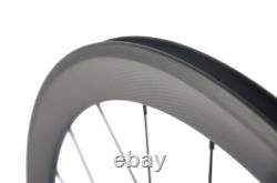 Carbon Wheelset Racing Bicycle Clincher Road Bike Wheels Depth 50mm Width 23mm