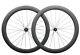 Center Lock Disc Brake Road Bike Wheels Carbon Clincher Tubeless 700c 55mm Rims