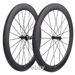 Ceramic Bearing R36 60mm Road Bike Rim Brake Straight Pull Carbon Wheels 700C