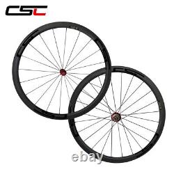 Ceramic bearing R36 hub 38mm 424 Spoke Clincher Road Bike Wheelset Carbon wheels